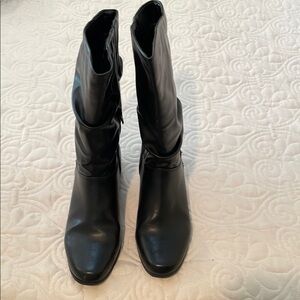 Black Women's Slouch Boots